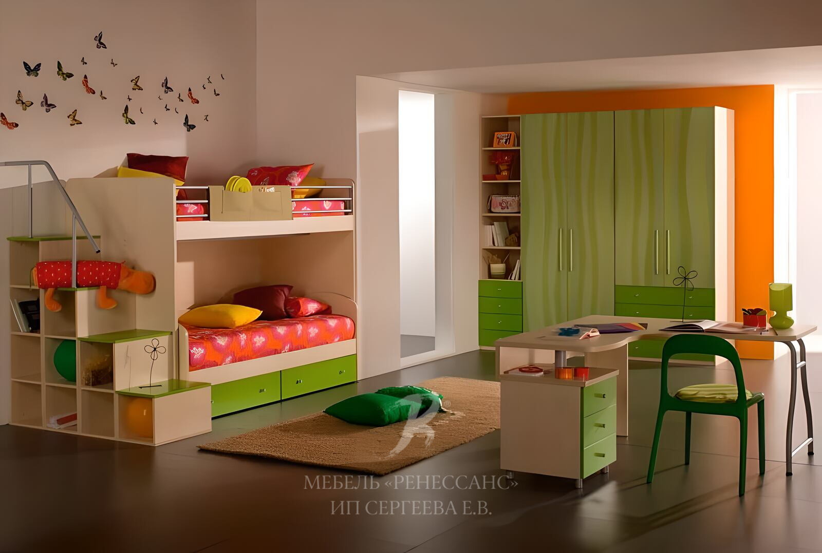 Детская аксиома. Детские комнаты. Дизайнерская детская мебель. Дизайнерская мебель для детской комнаты. Корпусная мебель в детскую комнату.